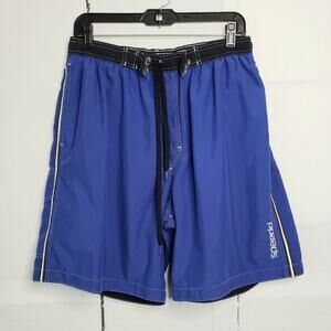 Speedo Trunks Volley Lined Drawstring Swim Board Shorts L